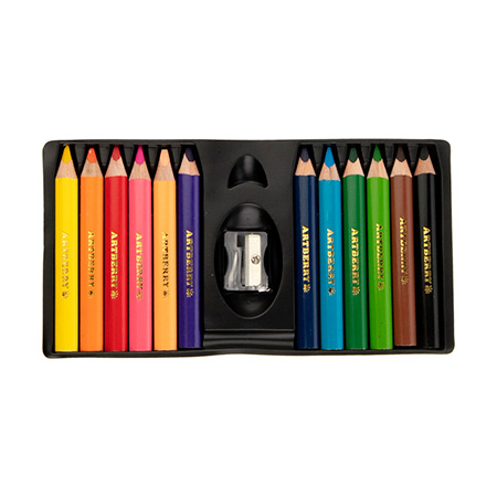 مداد رنگی 12 رنگ اریک کراوزه مدل EK-32475 به همراه تراش