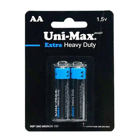 باتری قلمی یونیمکس مدل Extra Heavy Duty بسته 2 عددی