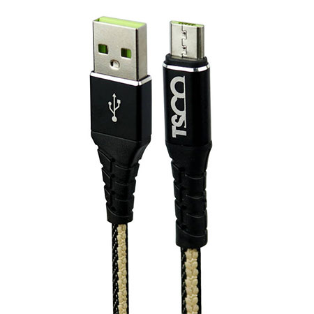 کابل تبدیل USB به microUSB تسکو مدل TC A72N طول 1 متر