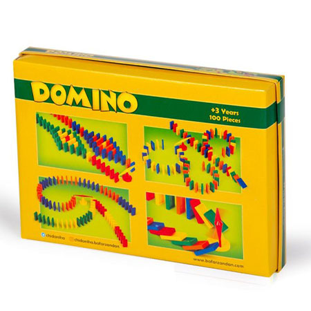 بازی دومینو با فرزندان مدل 100 قطعه