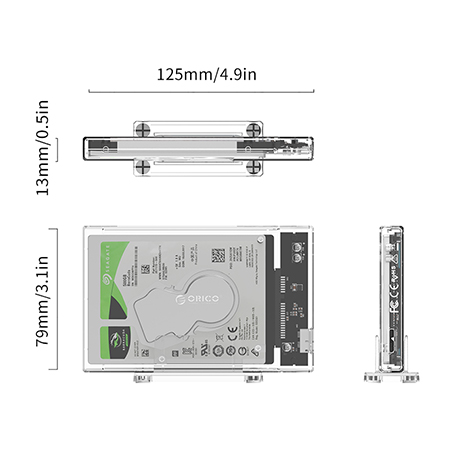 قاب SSD و هارد USB3.0 اوریکو مدل 2159U3