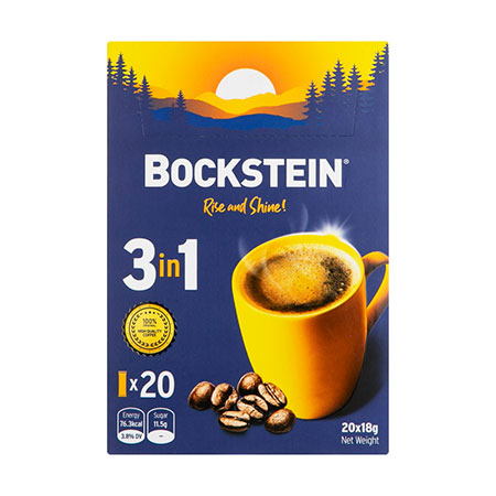 پودر قهوه فوری 1×3 بوکشتاین - 20 ساشه 18 گرمی