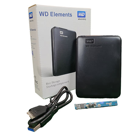 باکس هارد وارداتی 2.5 اینچی USB3.0 وسترن دیجیتال مدل WD Elements