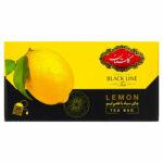 چای سیاه کیسه ای گلستان با طعم لیمو پک 25 عددی