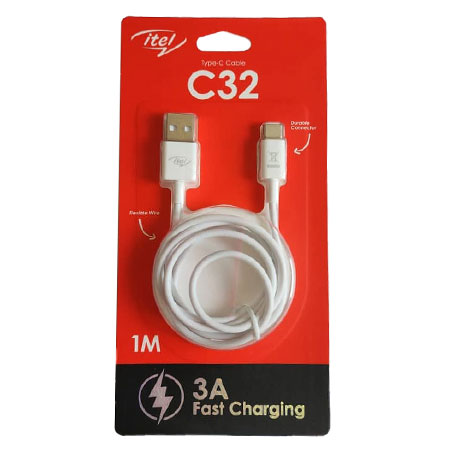 کابل تبدیل USB به Type-C آیتل مدل C32 طول 1 متر