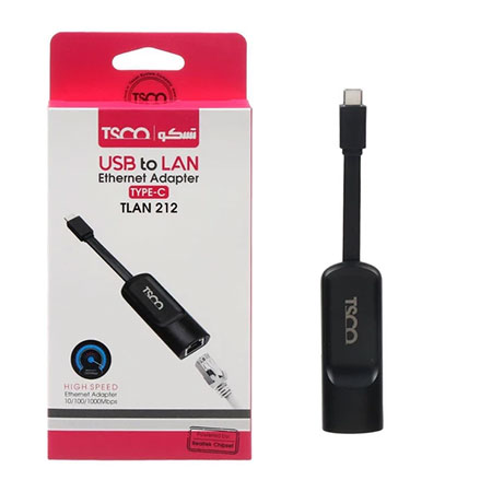 مبدل USB-C به LAN تسکو مدل TLAN 212