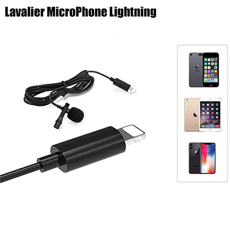 Lavalier Lightning microphone model GL-120