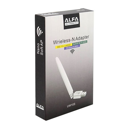 Alpha wireless USB network card model UW10S