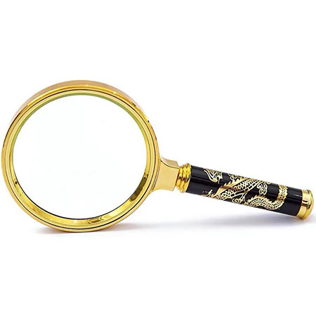 60mm dragon design magnifying glass