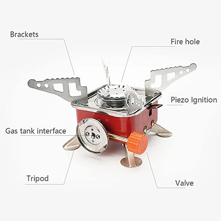 Jiham travel gas stove model K-202