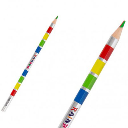 Pidax 4-color pencil Rainbow model, pack of 5