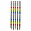 Pidax 4-color pencil Rainbow model, pack of 5