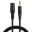 3.5 mm extension cable, audio length 4.5 meters