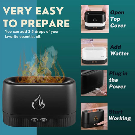 Flame Aroma Diffuser model LA-0630