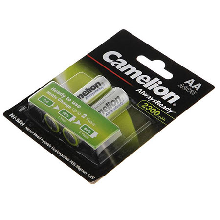 Camelion Always Ready AA Battery Pack of 2