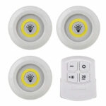 Ceiling emergency light with remote control, set of 3 pieces