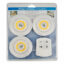 Ceiling emergency light with remote control, set of 3 pieces