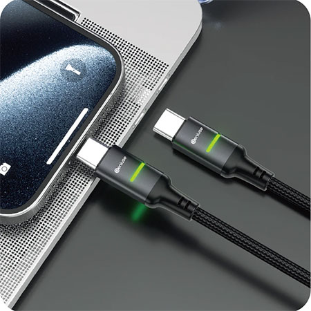کابل تبدیل USB-C به USB-C بنیوس مدل BE-CA08 طول 1 متر