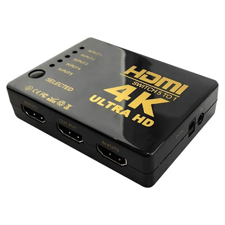 سوییچ 5 به 1 HDMI دی نت مدل D-Net 4K