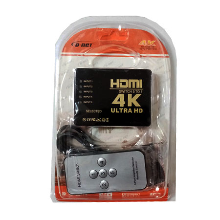 سوییچ 5 به 1 HDMI دی نت مدل D-Net 4K