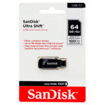 فلش مموری سن دیسک مدل Ultra Shift USB3.2 ظرفیت 64 گیگابایت