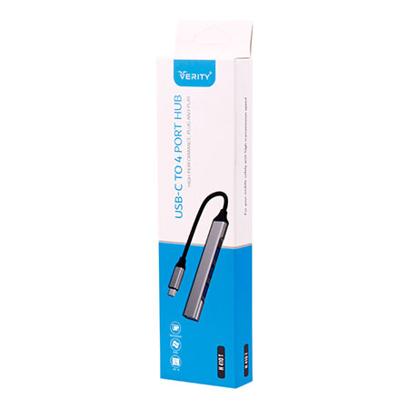 هاب 4 پورت Type-C وریتی مدل H-410T